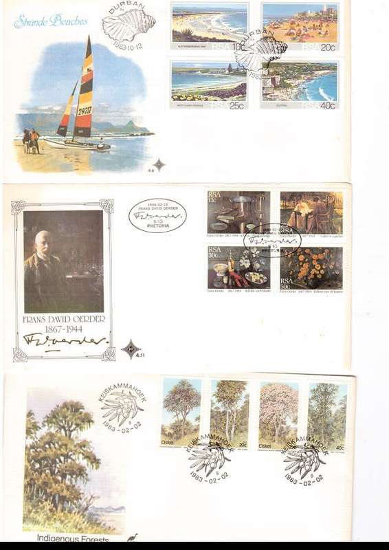 27 X RSA AND HOMELAND FIRST DAY COVERS SEE PICS
