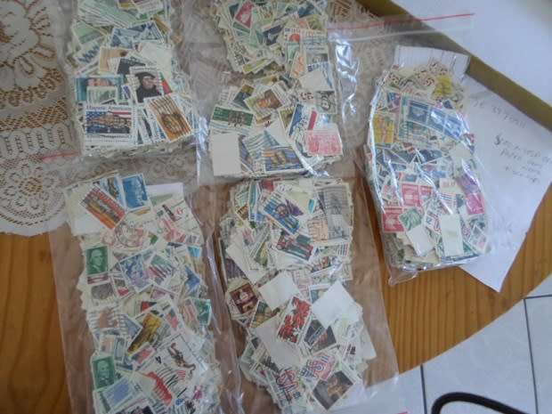 5000 X UNITED STATES OF AMERICA STAMPS OFF PAPER VERY NEAT LOT SEE PICS