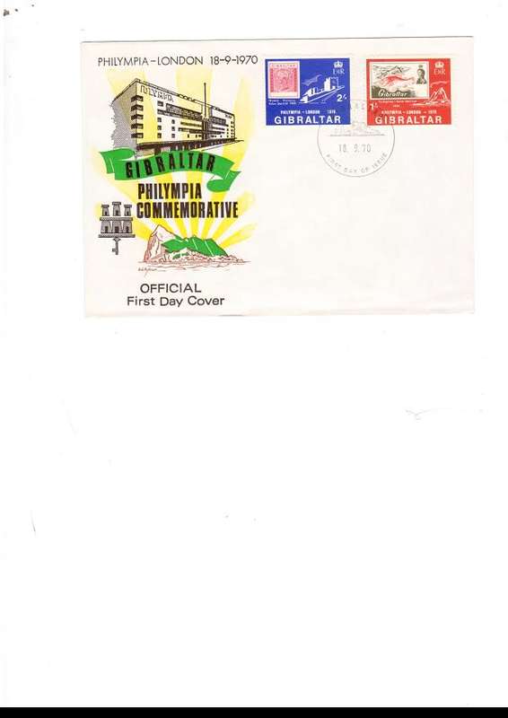 5 X GIBRALTAR FIRST DAY COVERS SEE PICS
