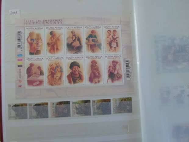 LARGE ALBUM RSA MINT STAMPS 2000 TO 2012 EXCELLENT COLLECTION CV R 7000 BARGAIN SEE PICS