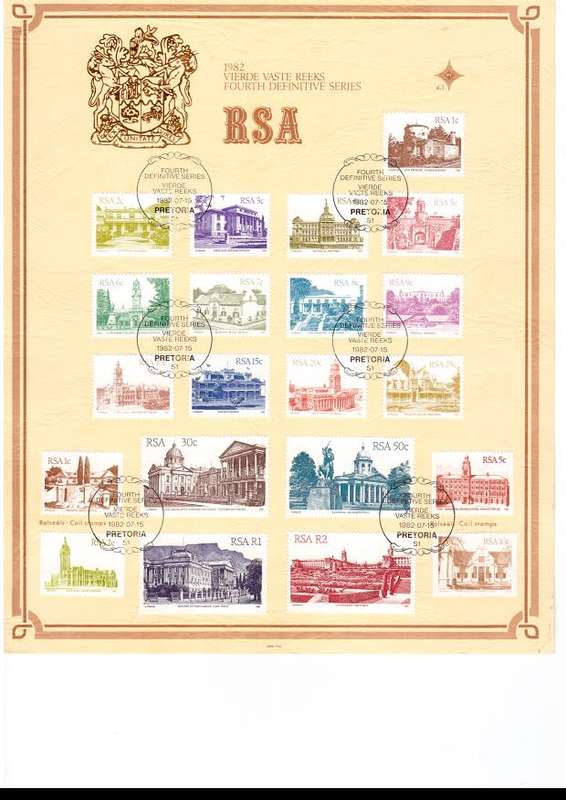 34 X RSA AND HOMELAND FIRST DAY COVERS PLUS 1982 FOURTH DEF SERIES SEE PICS