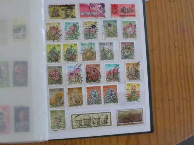 SMALL ALBUM RSA USED STAMPS VERY NEAT SEE PICS