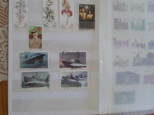SMALL ALBUM RSA USED STAMPS VERY NEAT SEE PICS