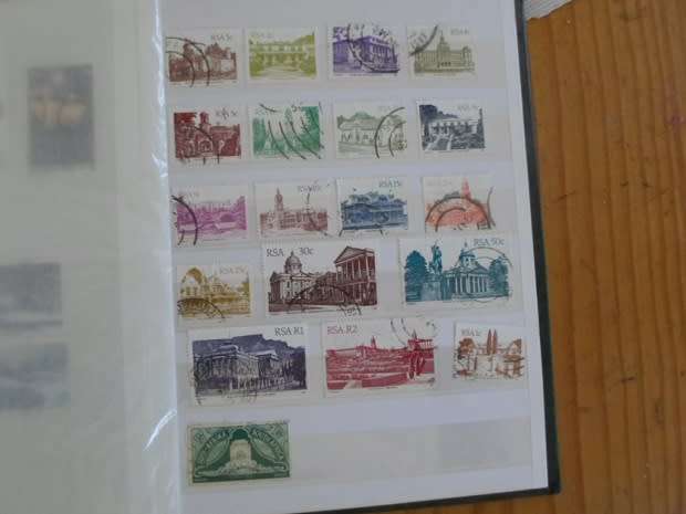 SMALL ALBUM RSA USED STAMPS VERY NEAT SEE PICS