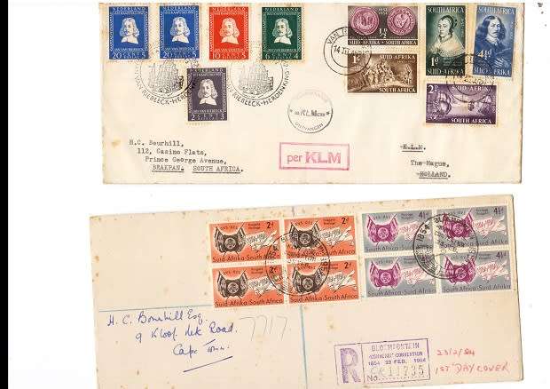 16 X SA UNION AND HOMELAND FIRST DAY COVERS SEE PICS
