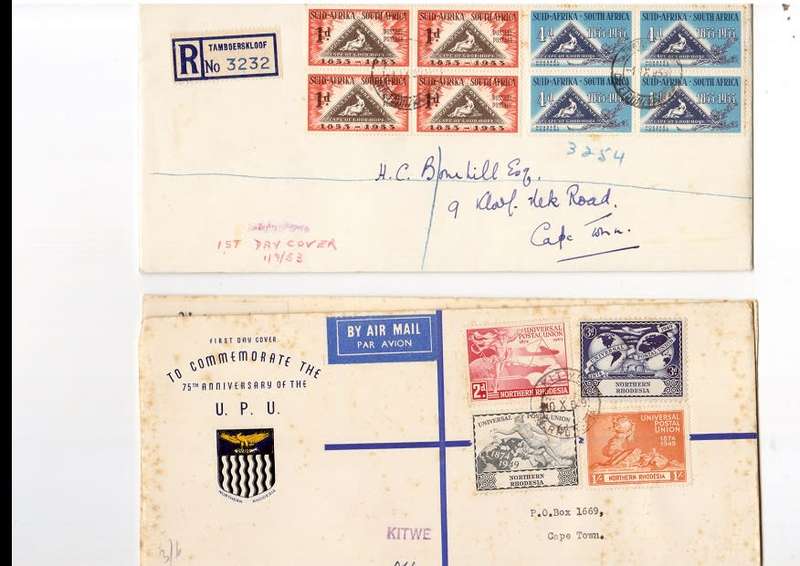 16 X SA UNION AND HOMELAND FIRST DAY COVERS SEE PICS