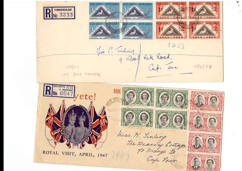16 X SA UNION AND HOMELAND FIRST DAY COVERS SEE PICS