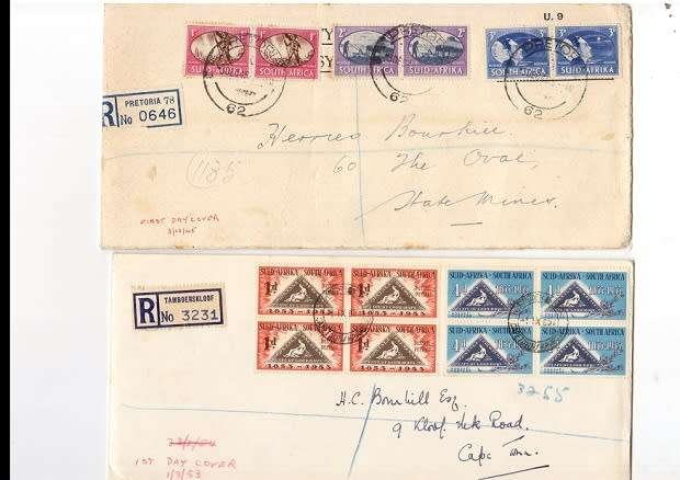 16 X SA UNION AND HOMELAND FIRST DAY COVERS SEE PICS