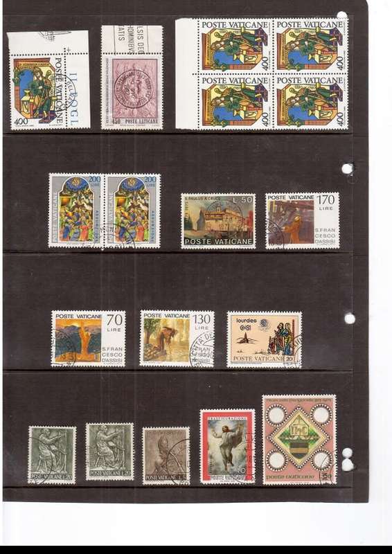 ITALY 69 X POSTE VATICANE MINT AND USED STAMPS SEE PICS