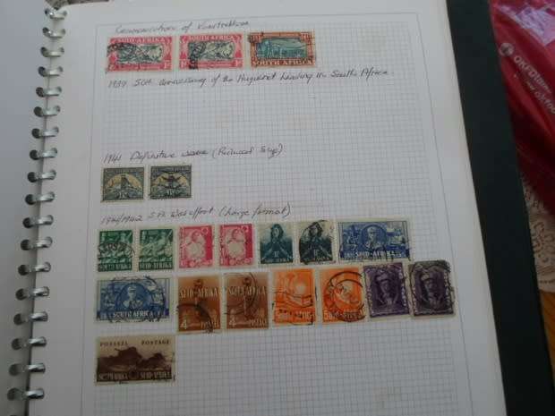 SA UNION AND RSA STAMPS USED VERY NEAT LOT BARGAIN ONLY SOME PAGES SCANNED SEE PICS