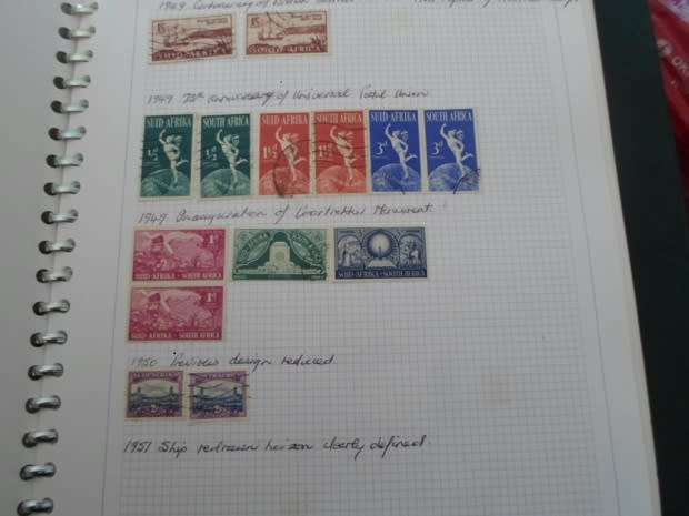 SA UNION AND RSA STAMPS USED VERY NEAT LOT BARGAIN ONLY SOME PAGES SCANNED SEE PICS