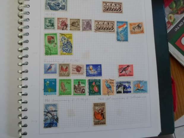 SA UNION AND RSA STAMPS USED VERY NEAT LOT BARGAIN ONLY SOME PAGES SCANNED SEE PICS