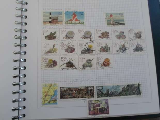 SA UNION AND RSA STAMPS USED VERY NEAT LOT BARGAIN ONLY SOME PAGES SCANNED SEE PICS