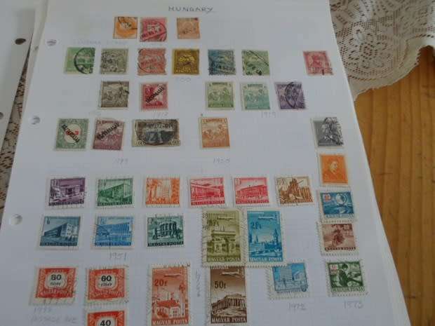 31 PAGES MIXED USED WORLD STAMPS SEE PICS