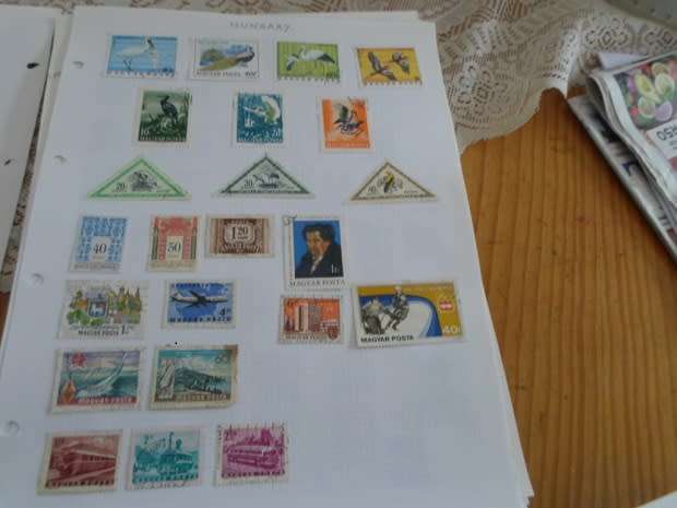 31 PAGES MIXED USED WORLD STAMPS SEE PICS