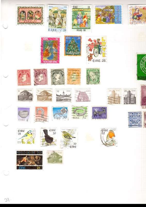 22 PAGES MIXED WORLD USED STAMPS SEE PICS