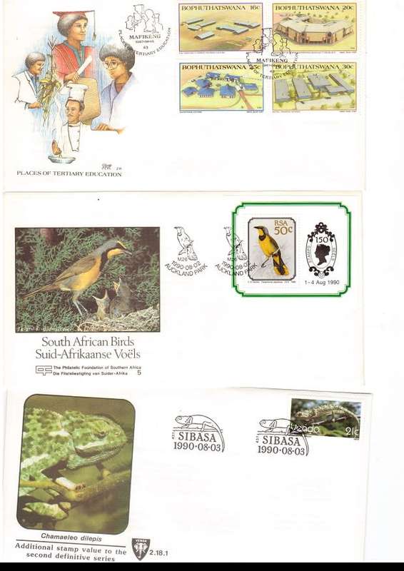 40 X RSA AND HOMELAND FIRST DAY COVERS  SEE PICS