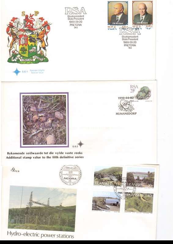 40 X RSA AND HOMELAND FIRST DAY COVERS  SEE PICS