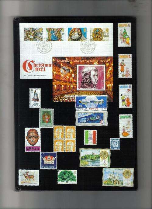 ALBUM WORLD SPACE STAMPS FANTASTIC COLLECTION