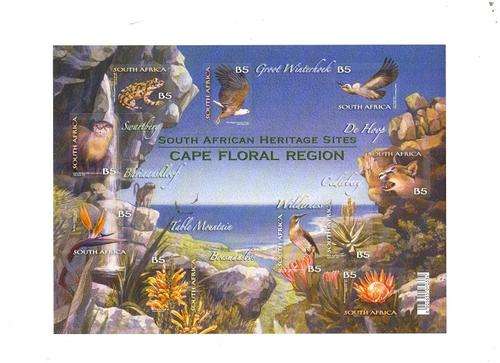 SOUTH AFRICA HERITAGE SITES CAPE FLORAL REGION SEE PICS!!!!!!!!!!!!