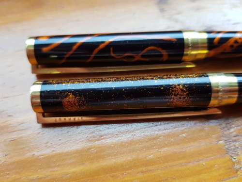 St DuPont Chinese Laque rollerball set