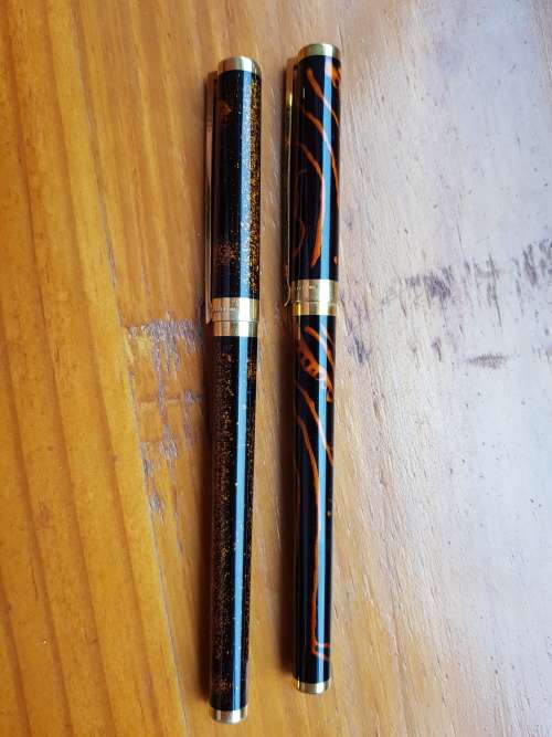 St DuPont Chinese Laque rollerball set