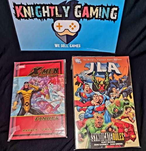 DC and Marvel Graphic Novels Sealed and Re-sealed Books ***hard and soft backs *** see images ***
