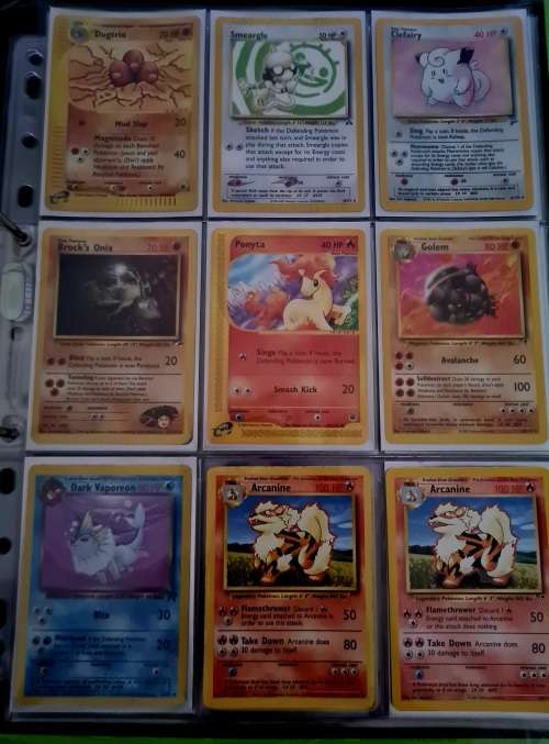 Vintage Pokémon (Pokemon) Cards HP to LP condition