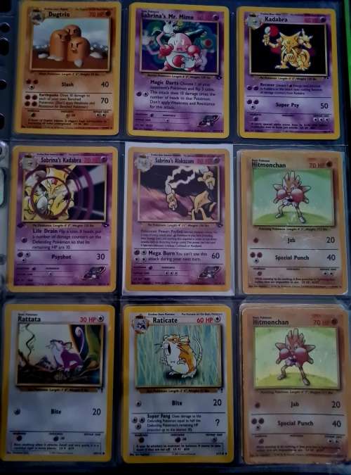 Vintage Pokémon (Pokemon) Cards HP to LP condition