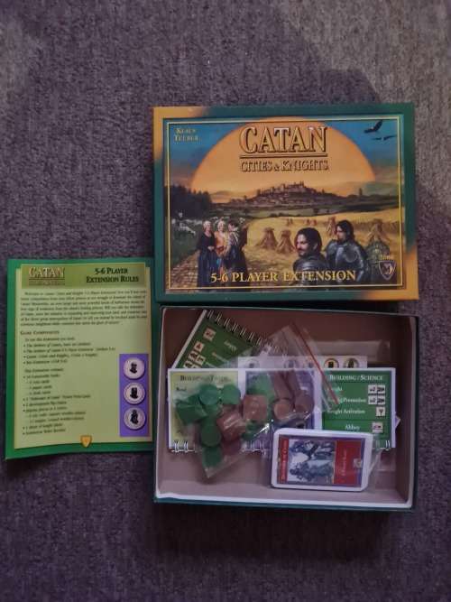The Settlers of Catan + Catan Cities and Knights Extension