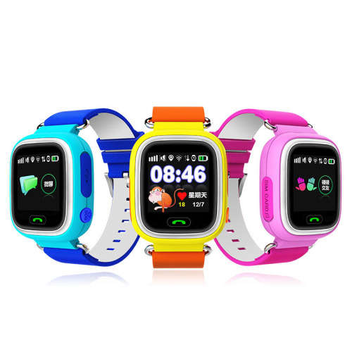 KIDS GPS PHONE WATCH COLOUR TOUCH SCREEN Q523S/GW100 NAVY BLUE