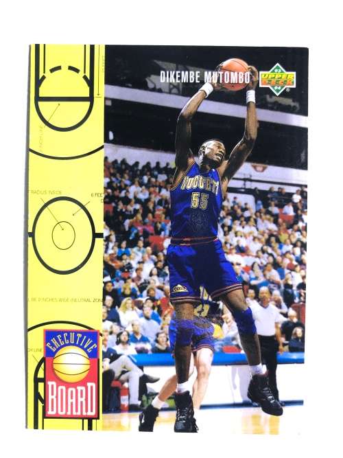 1993-94 Upper Deck Dikembe Mutombo Executive Board #431 NBA Basketball Card