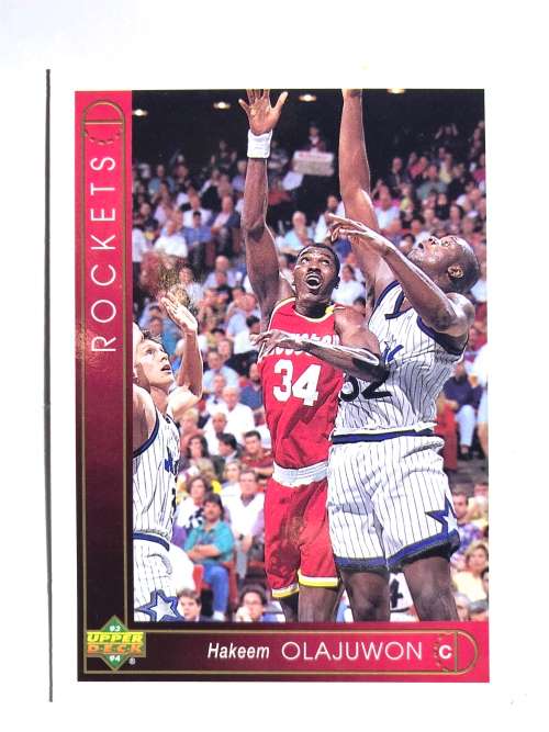 1993-94 Upper Deck Hakeem Olajuwon Base #287 NBA Basketball Trading Card