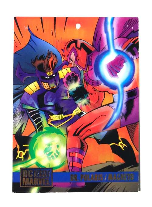 1995 DC vs Marvel Dr.Polaris vs Magneto #90 Base Card