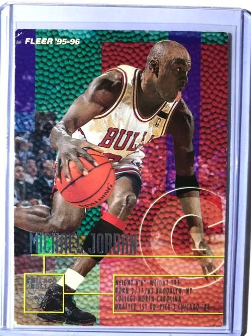 1995-96 Fleer basketball Michael Jordan