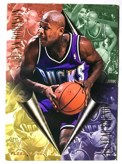 1994-95 Fleer First Year Phenoms Bucks Basketball Card #8 Glenn Robinson