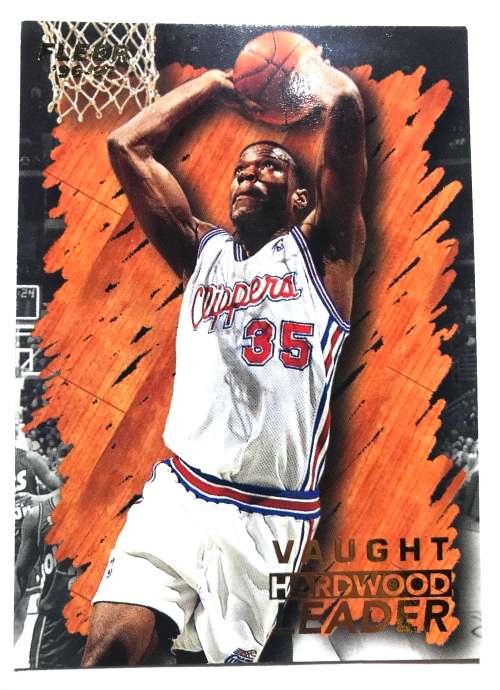 1996-97 Fleer NBA Basketball Hardwood Leader Loy Vaught #131 Insert