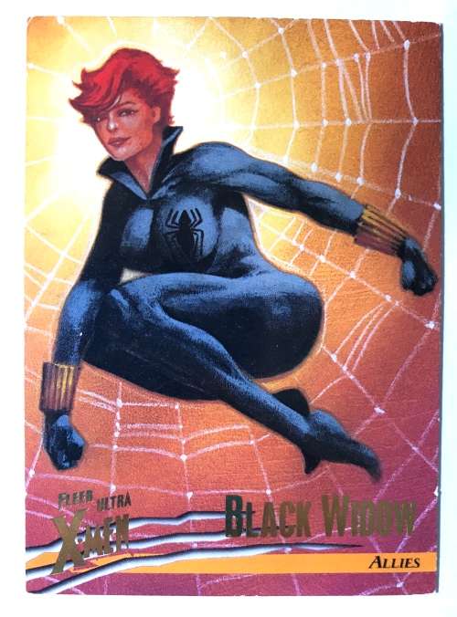 1996 Fleer Ultra X-Men Card Black Widow #44