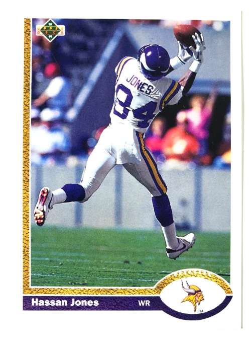 1991 Upper Deck Football Cards Haasan Jones Vikings #64
