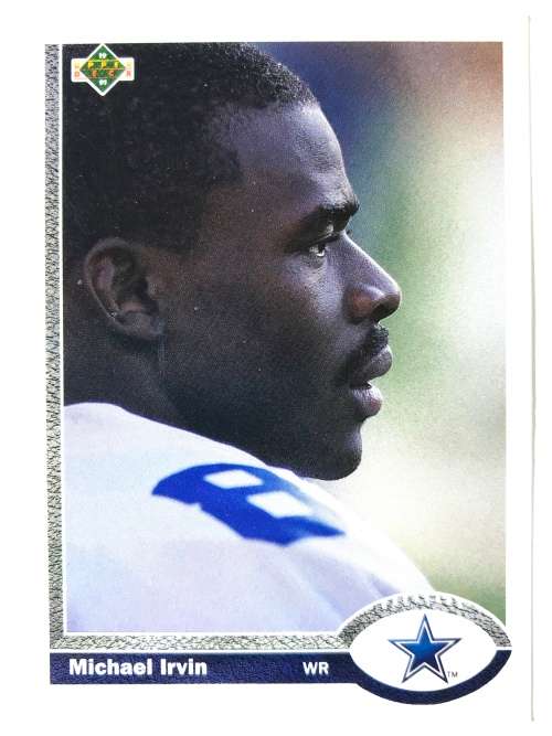 1991 Upper Deck Football Cards Michael Irvin #107
