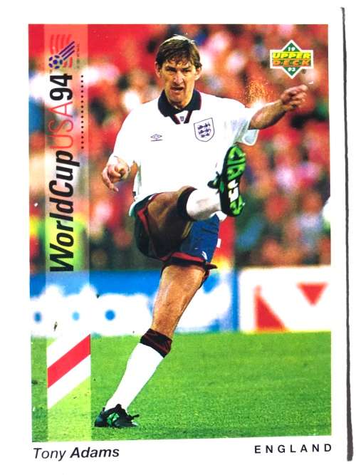 1993 Upper Deck World Cup Soccer Tony Adams #52
