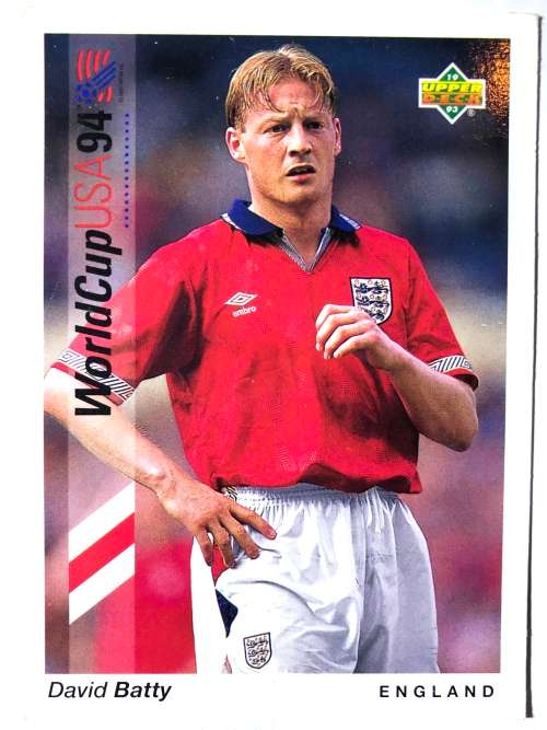 1993 Upper Deck World Cup Soccer David Batty #160