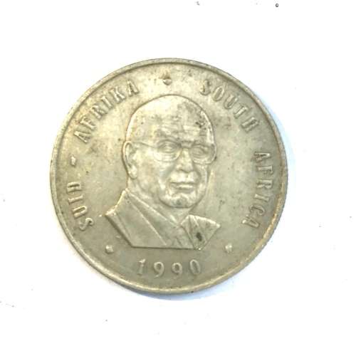 R1 COIN 1990 PW BOTHA