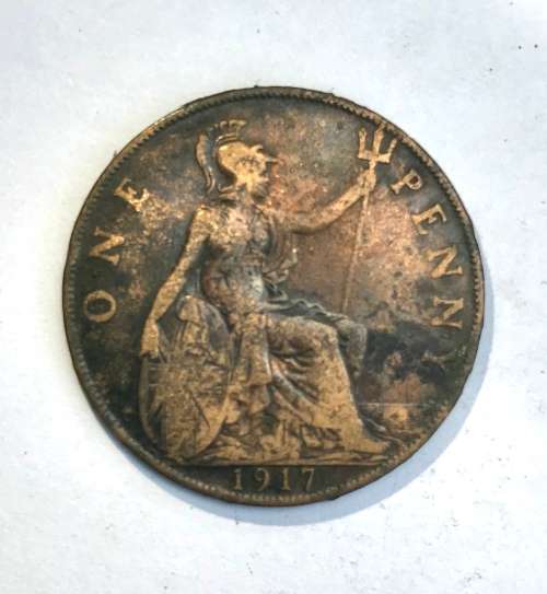 1917 1 Penny Coin