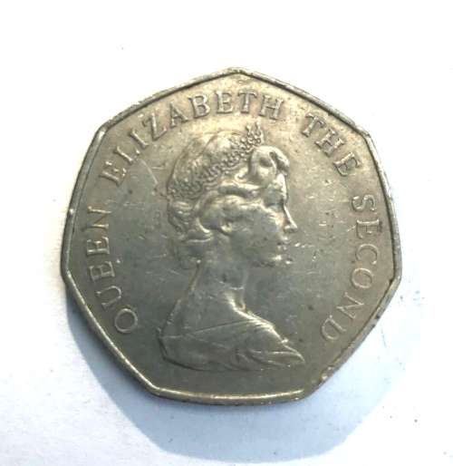 1969 Jersey 50 New Pence Coin