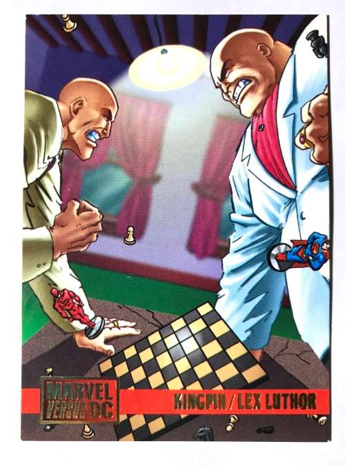 1995 DC vs Marvel Kingpin vs Lex Luthor #97 Base Card