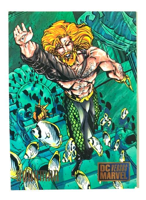 1995 DC vs Marvel Aquaman #15 Base Card