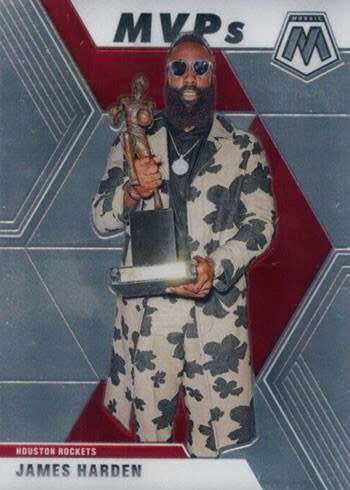 2019-2020 Panini Mosaic James Harden MVP Insert #296