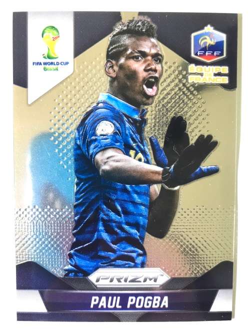 2014 Panini World Cup Prizm Paul Pogba Soccer Card #79