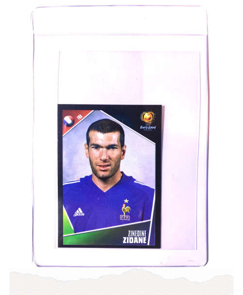 2004 PANINI Euro ZINEDINE ZIDANE Sticker